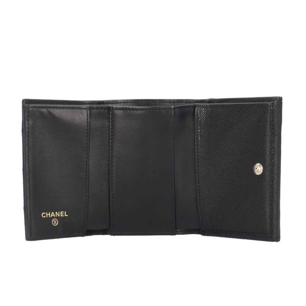 CHANEL Black Caviar Leather Wallet - Picture 5 of 7